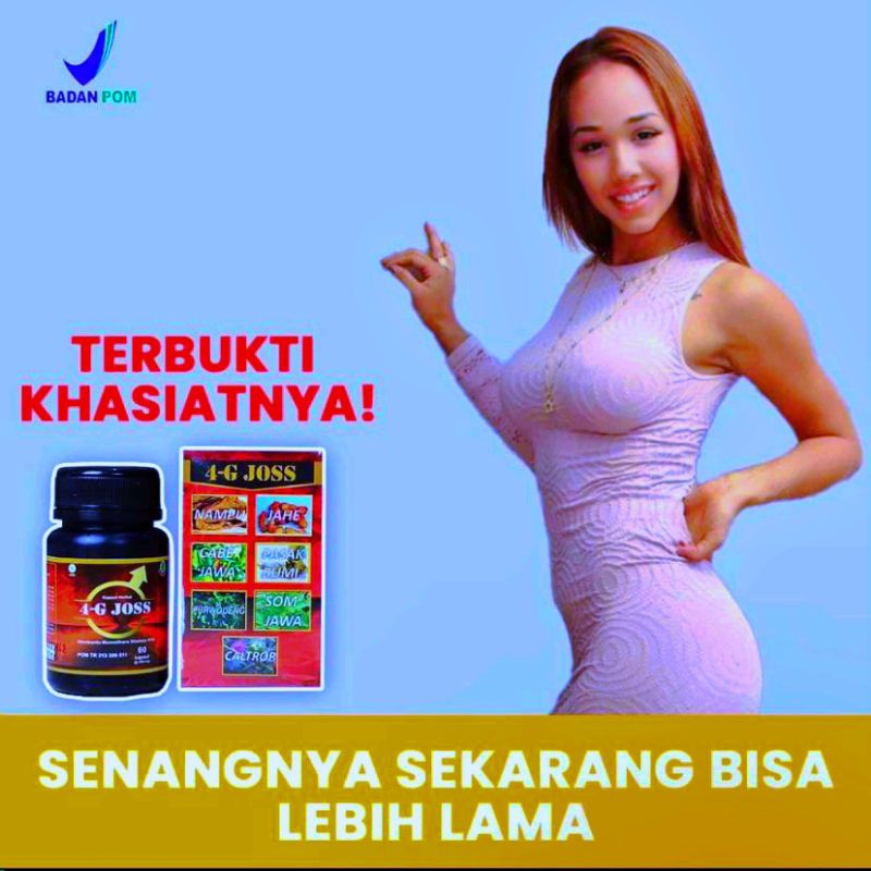 Promo Ekstra Jamu Kuat 4G JOSS Kapsul Herbal (10 KAPSUL) Suplemen Kesehatan Pria Dewasa/OBAT KUAT