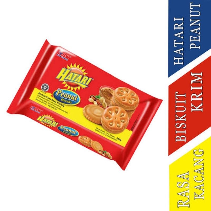 

Hatari Peanut Biscuit (Biskuit Krim Kacang)