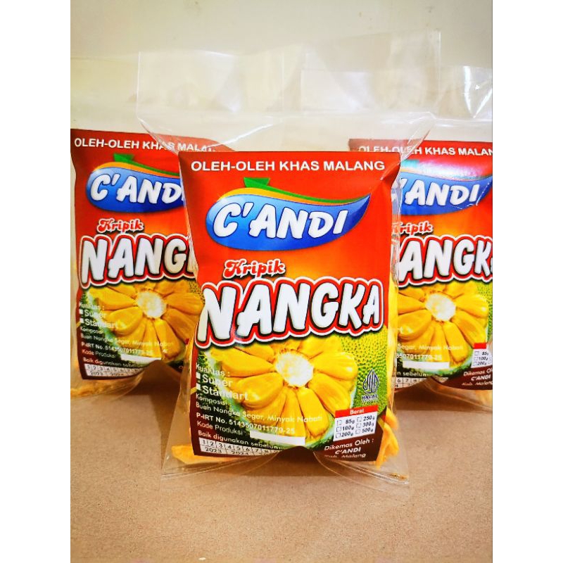 

Keripik nangka berkualitas kemasan 100gram , dari buah pilihan