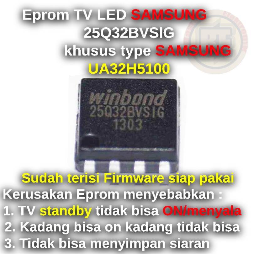 Ic Eprom Firmware TV SAMSUNG UA32H5100