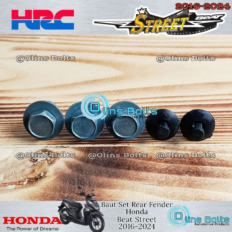Baut Set Spakbor Belakang Honda Beat Street 2016-2024