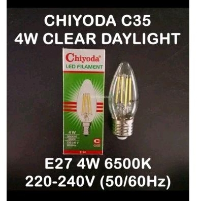 lampu tidur led filamen Chiyoda e27 c-35 4 watt