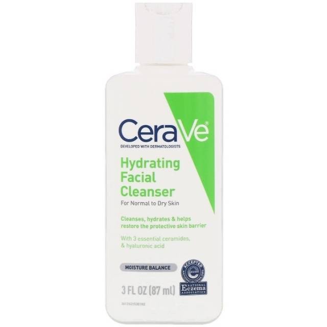 Cerave Hydrating Facial Cleanser USA 29ml, Travel Size