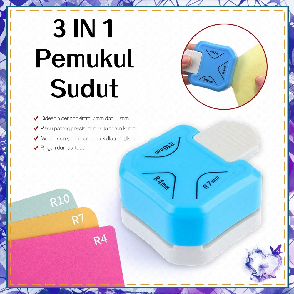 

3IN1 R4 - R7 - R10 Corner Rounder Puncher, Photo Paper Puncher , Scrapbooking Tools for DIY Crafts