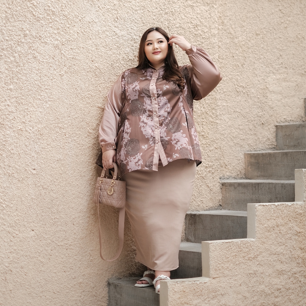 Bigissimo - Roshee Tunik | Atasan Wanita Tunik Big Size Jumbo