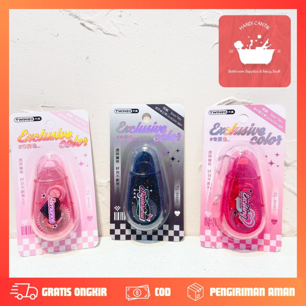 

correction tape barbie bentuk OVAL TG-B6682 TIPE X BARBIE LUCU IMUT KADO UNIK COD TERJANGKAU BAGUS SOUVERNIR