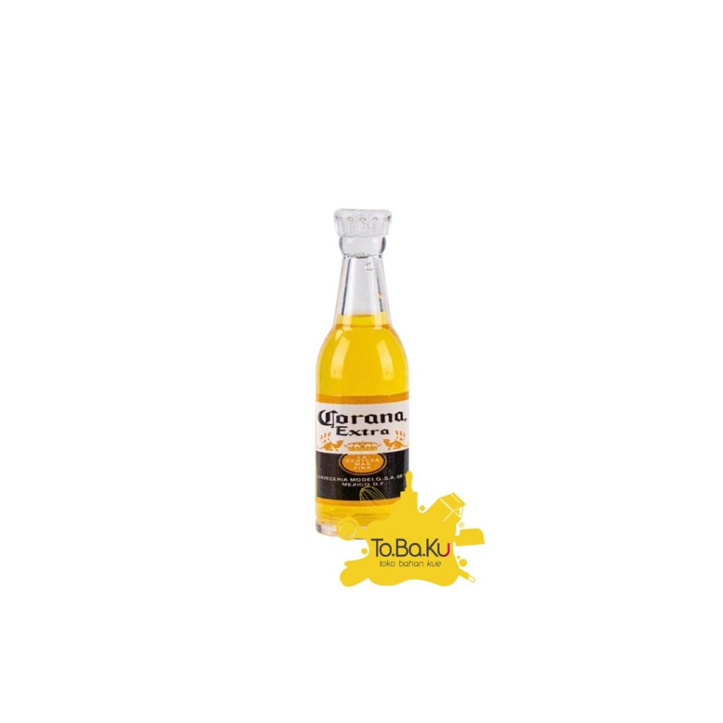 Hiasan Tart Botol Corona Extra (dekorasi kue)