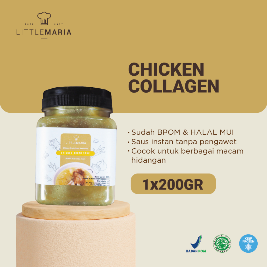 

LittleMaria Kaldu Chicken Collagen 200gr
