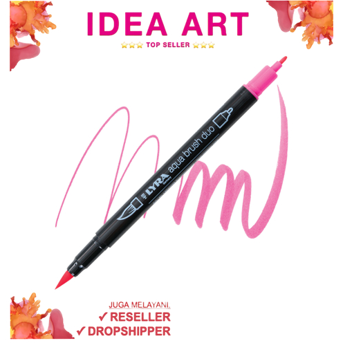 

Spidol Marker Dual Brush Pen Lyra Germany Aqua Brush Duo Permanent Pink Madder Lake 6520029 - Satuan