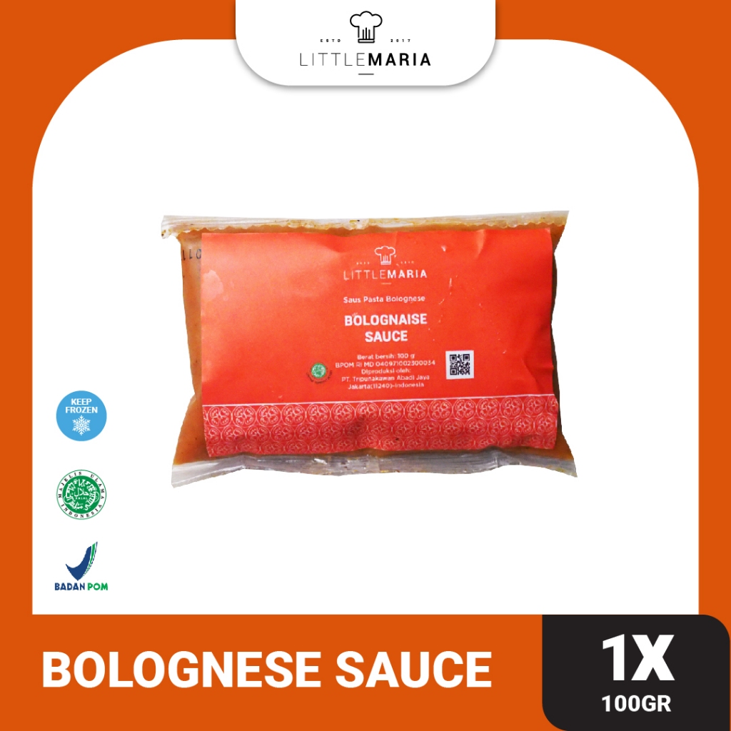 

LittleMaria Bolognaise Sauce/Saus Bolognaise 100g (SINGLE SERVE)