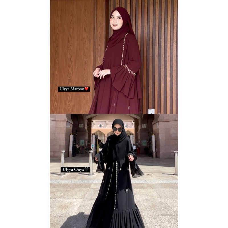ULYYA ABAYA | HIJAB TERPISAH By Kazami
