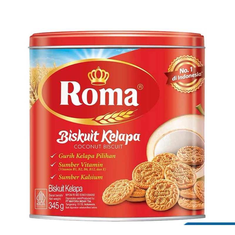 

Roma Biskuit Kelapa Kaleng 345 g