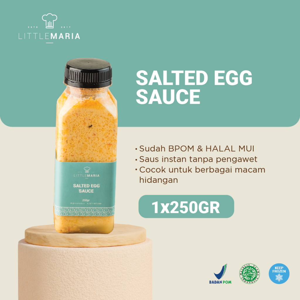 

LittleMaria Salted Egg Sauce/Saus Telur Asin 250g 3-5Portions