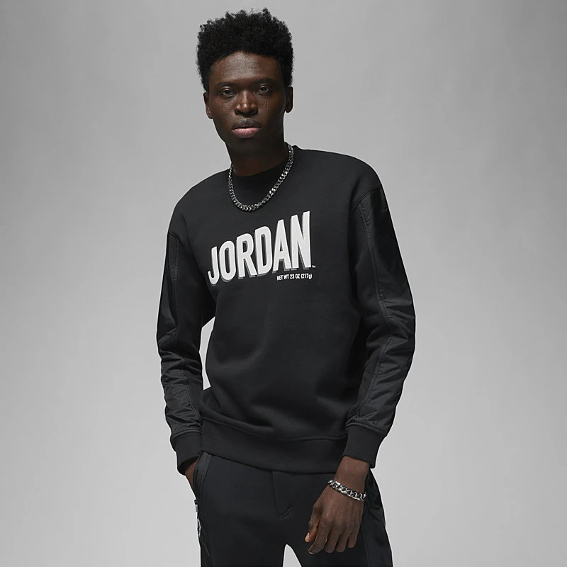 JACKET SWEATER CREWNECK MENS JRDN M J FLT MVP GFX FLC CREW