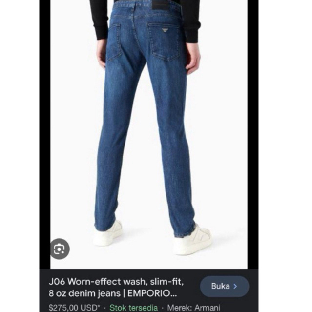 Celana Jeans Emporio Armani denim Original