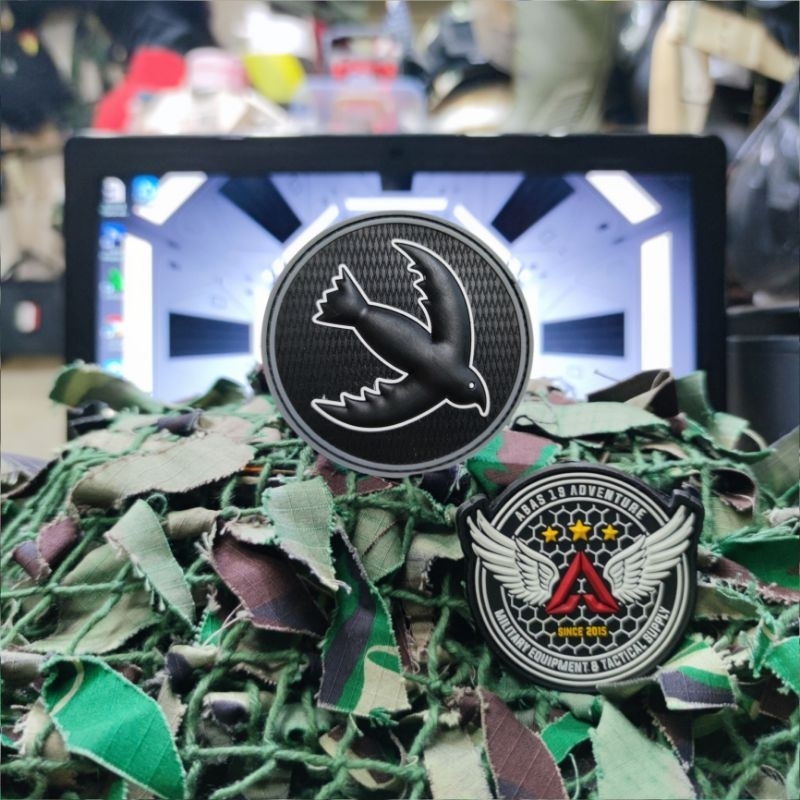 Patch Rubber Logo Karet GEGANA 3D