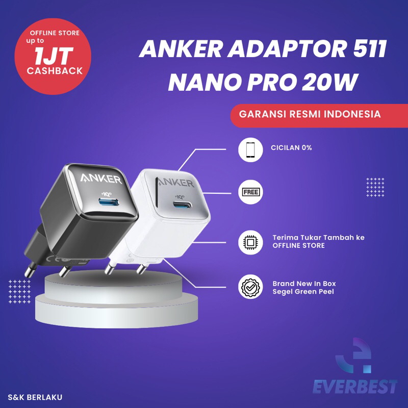 Anker PowerPort III Nano - 20W - A2149L21