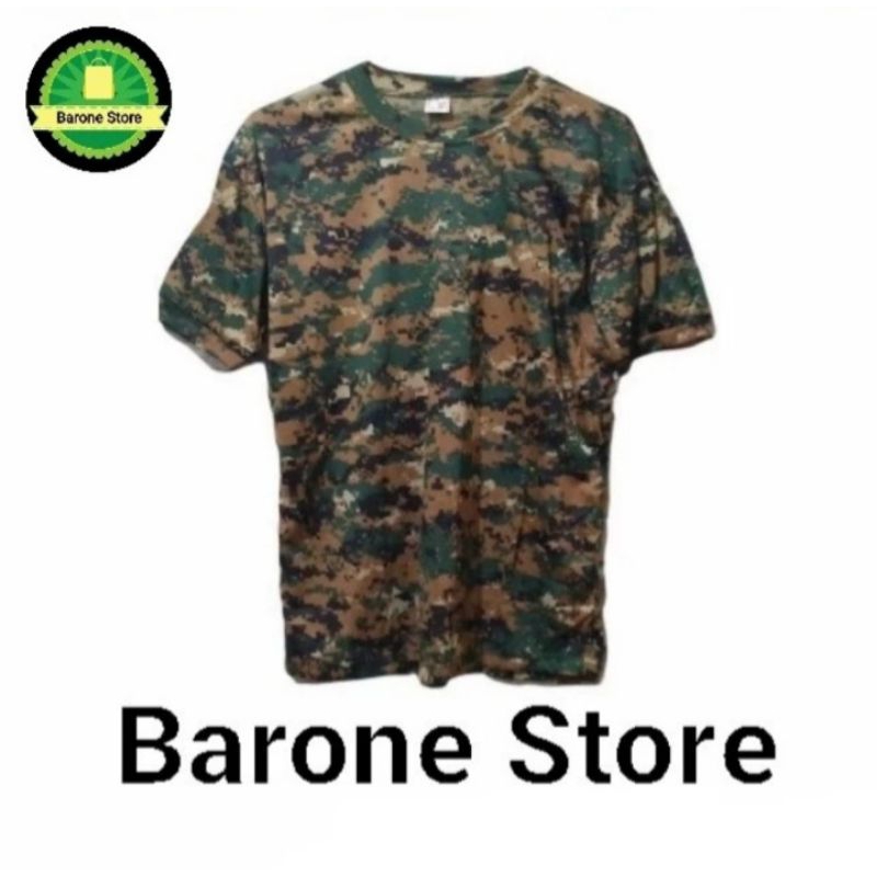 Baju Kaos Pendek Loreng Marpat / Kaos Loreng TNI