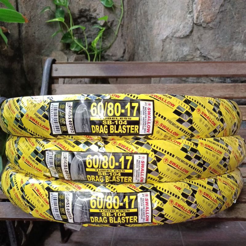 Ban Luar SWALLOW Drag Blaster 60/80-17 Tubeless