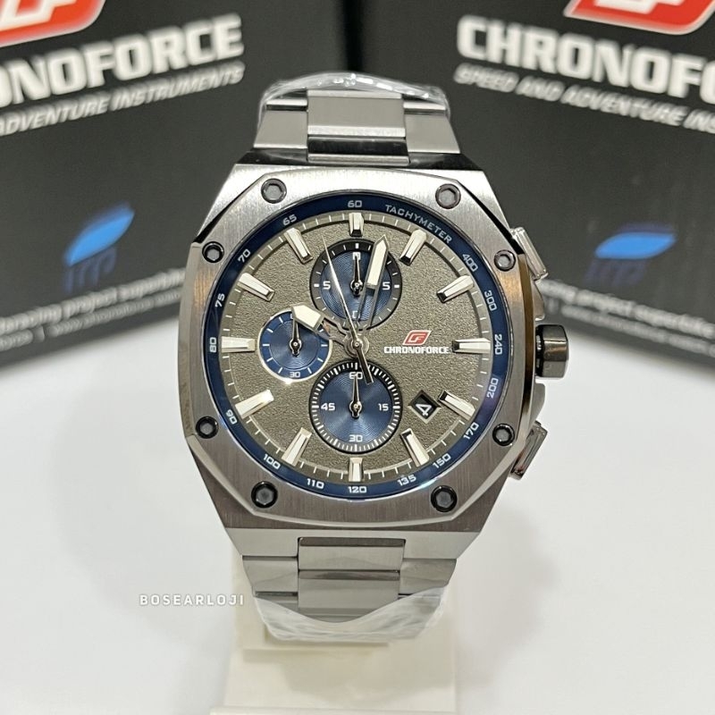 Jam Tangan Pria CHRONOFORCE 5346G-2 Dark Grey Original