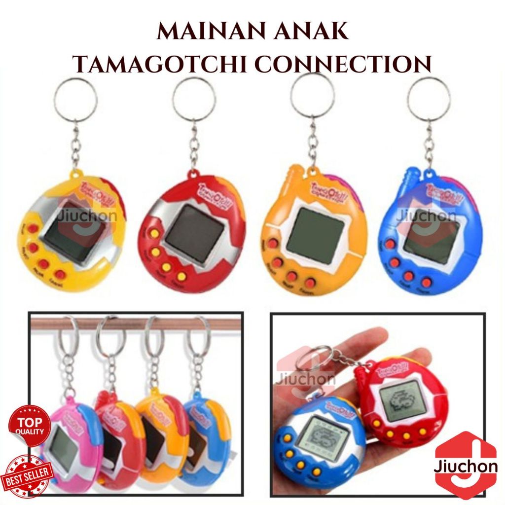 JIUCHON GAME TAMAGOTCHI ORIGINAL / MAINAN ANAK JADUL TAMAGOTCHI 168 CONNECTION