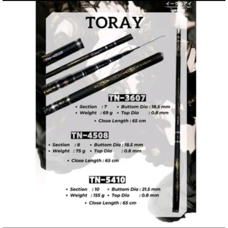 joran tegek IGURUAI TORAY TN ukuran 360 450 540