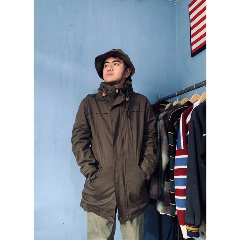 PARKA VINTAGE ARMY COLOUR