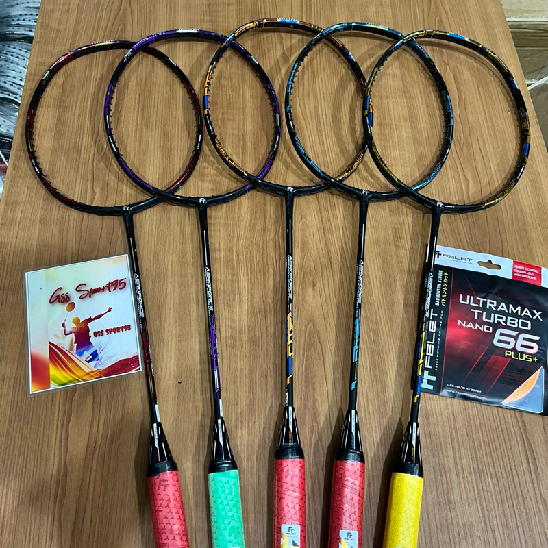 RAKET BADMINTON FELET AEROFORCE AERO FORCE 45lbs