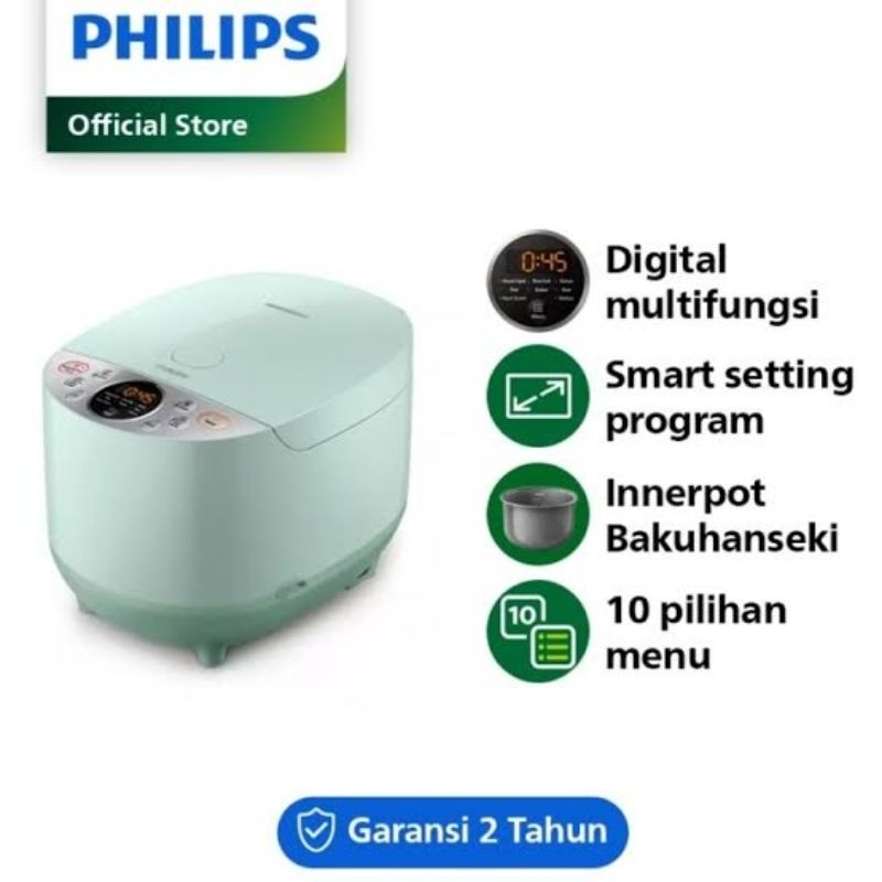 Magic Com Digital Philips HD4515 Green