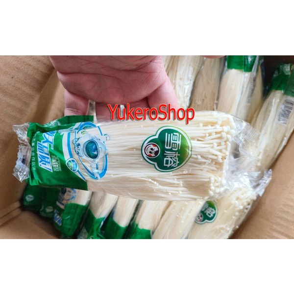 

Jamur Enoki Fresh / Enoki Mushroom Import per 100gr