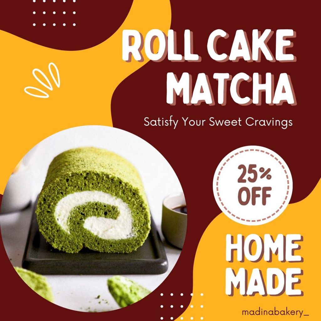 

Roll Cake Matcha Madina Bakery Semarang | Bolu Gulung Rasa Matcha HomeMade by Madina Bakery Semarang | Best Seller Bolu Gulung Semarang