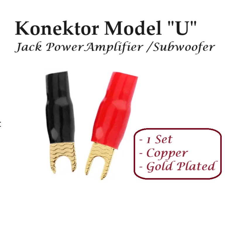 Konektor Kabel Power Amplifier Subwoofer Model U