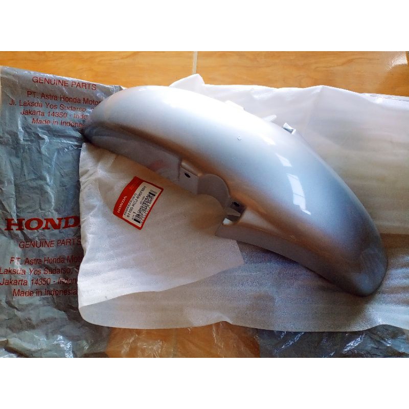 Spakbor Slebor depan tiger lawas SILVER Original baru Spakbor Fender depan honda Tiger 2000 lawas la
