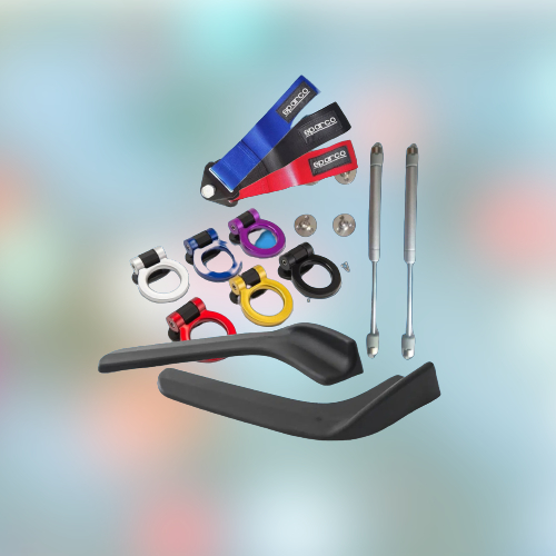 Pelindung Bumper Depan Winglet Variasi Mobil Universal Bus, Truck, Sedan