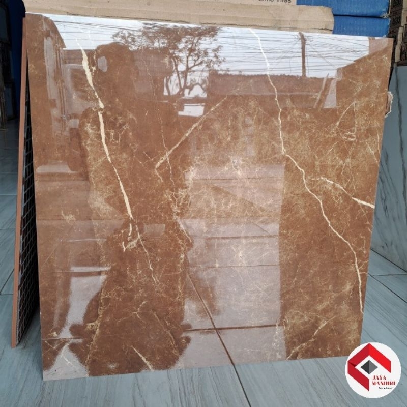 Granite Lantai 60x60 Kw Lokal Arna Ishana Dark Brown