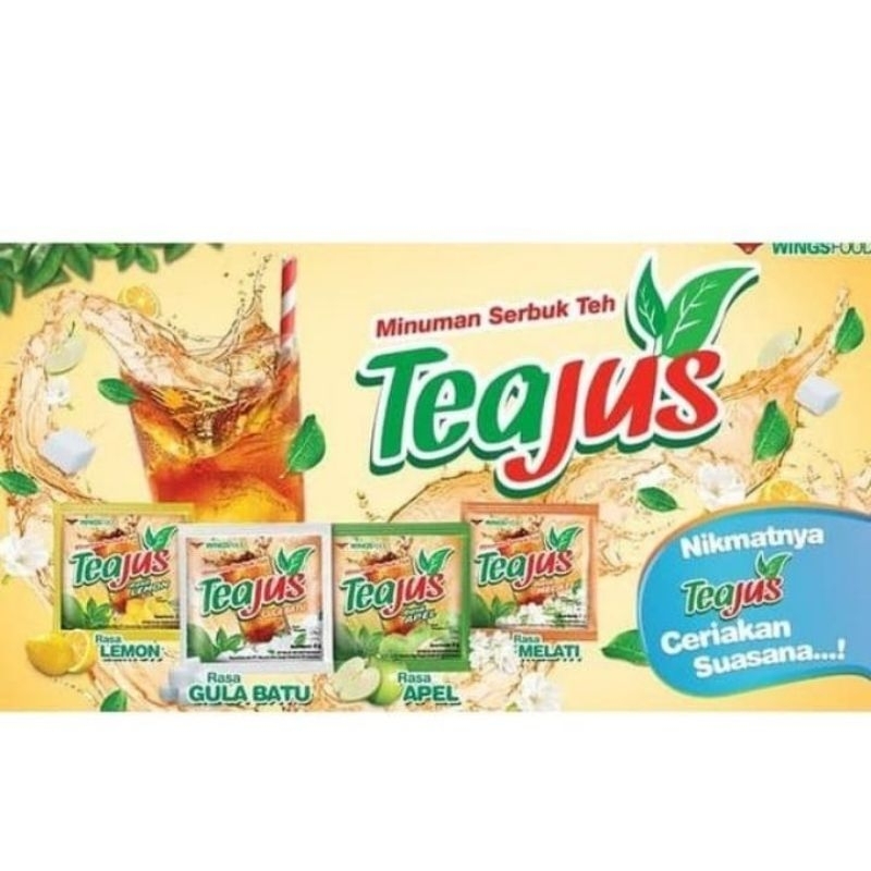 

Tea Jus Renceng 10s/Minuman bubuk menyegarkan/Arrindhamiss