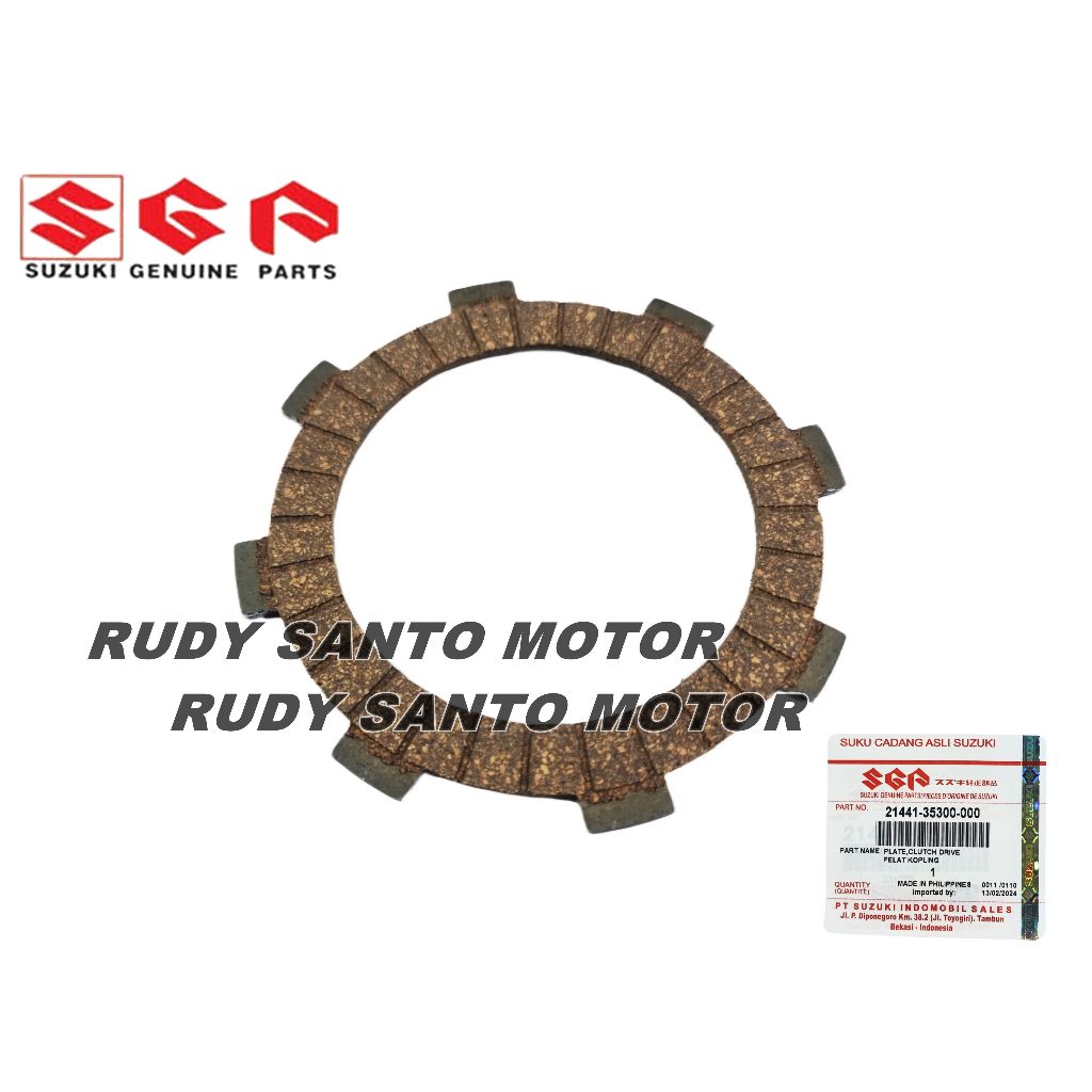 Plat kampas kopling suzuki FR Fr 80 Fr80 21441-35300-000 Ori sgp