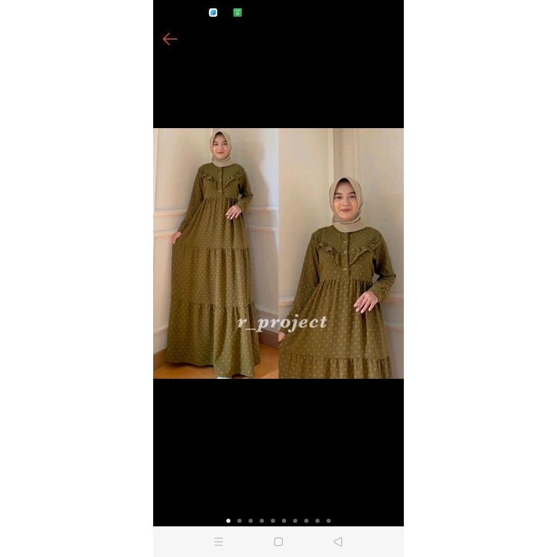 Gamis crinckle uragiri terbaru
