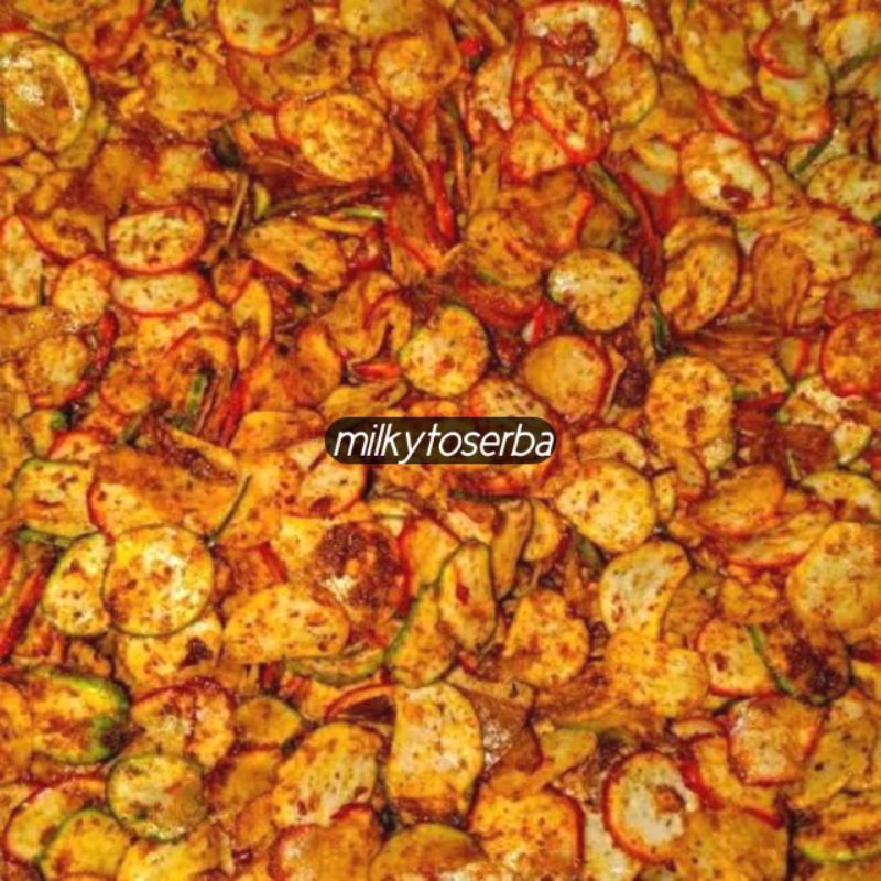 

(250gr) Kerupuk Seblak Kencur - Pedas Daun Jeruk
