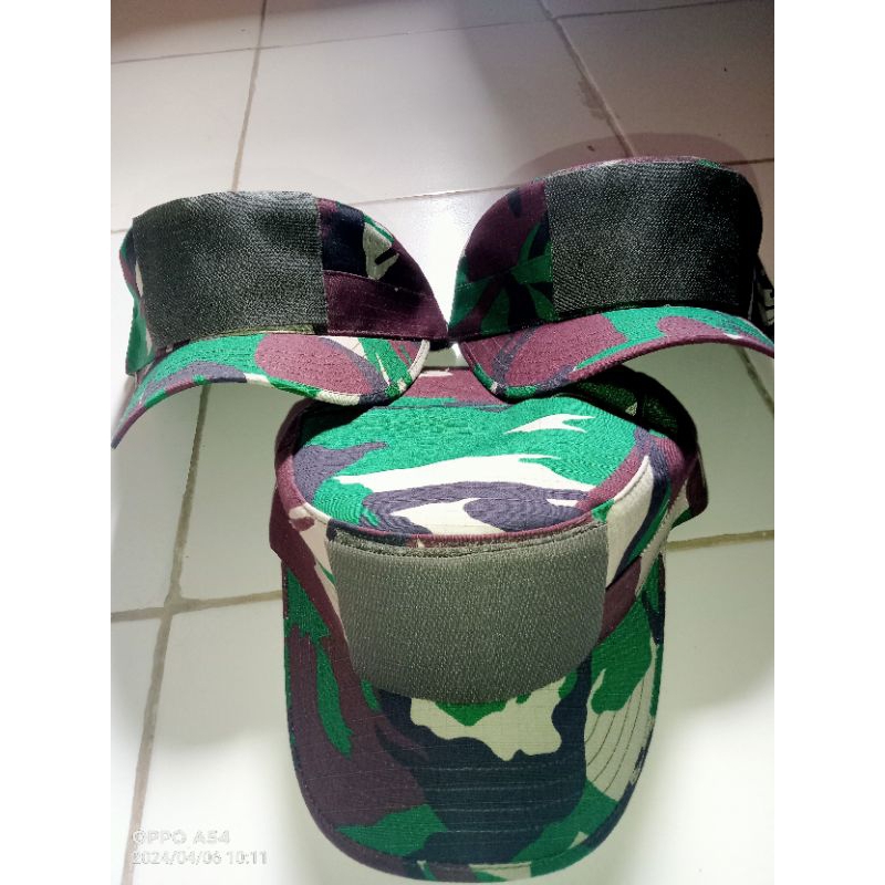 Topi Jatah Pembagian Pet TNI-AD terbaru Topi PDL Komando Topi PDL Jatah Topi Pembagian Terbaru