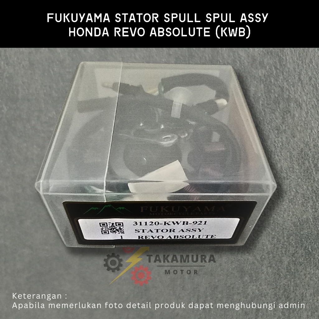 Fukuyama Stator Assy Comp 12 Spull Spul Spool + Pulser Honda Revo Abs Absolut Absolute - Blade (KWB)
