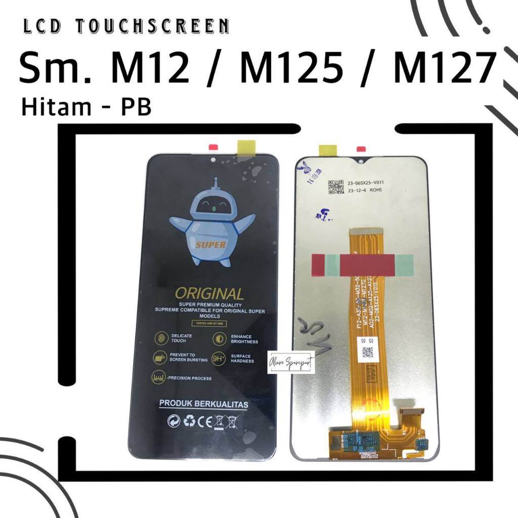 LCD TOUCHSCREEN SAMSUNG M12 M125 M127 M125F M127F FULLSET