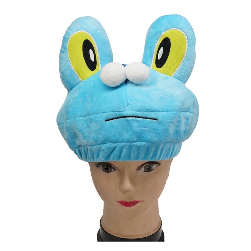 Topi Froakie Topi Pokemon Hat Warm Hoodie Boneka Froakie Hat New