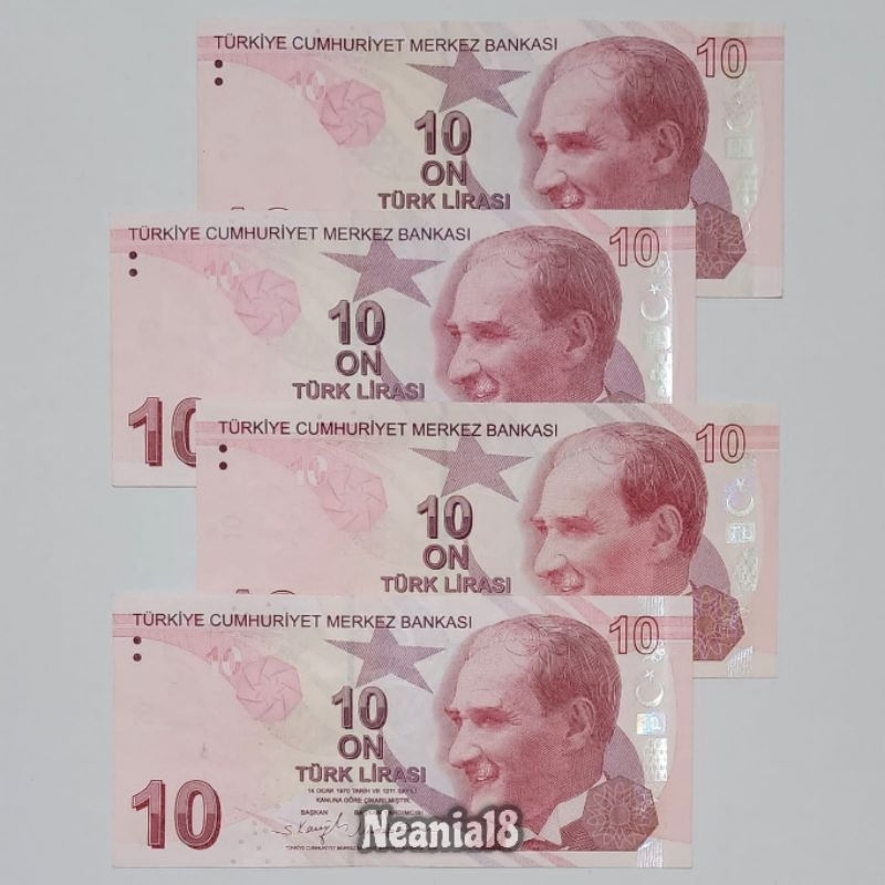 Koleksi Lira Turki Pecahan 10 Lira