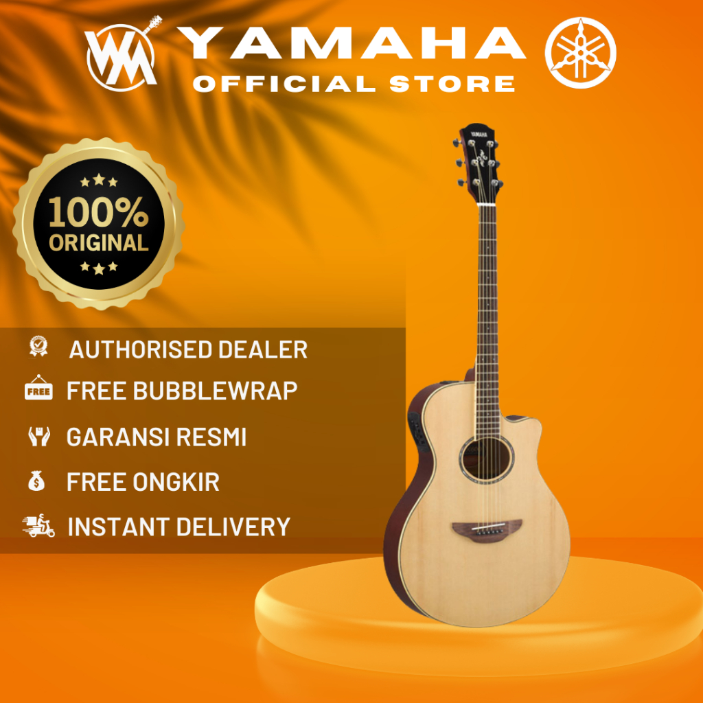 Yamaha Gitar Akustik Elektrik APX 600/ APX600/ APX-600 - Natural