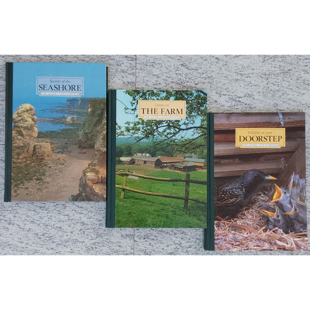 LARGE HARDBACK - Reader's Digest UK 3 Volume Set 'The Living Countryside' 1988, (English/buku bahasa
