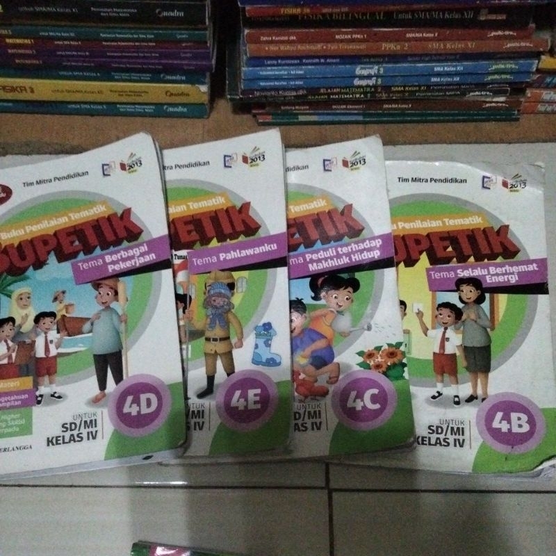 Bupetik untuk kelas 4 SD 4B 4C 4D 4E.