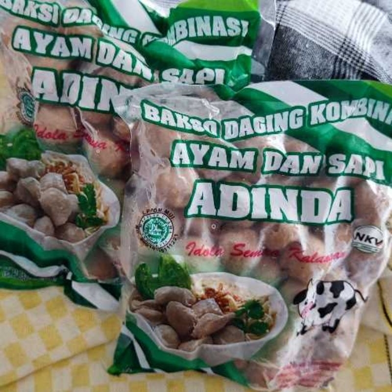 

Adinda Bakso Daging Kombinasi Ayam dan Sapi 500g