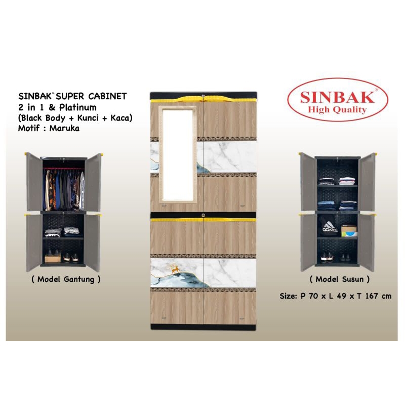 SINBAK LEMARI KABINET KACA