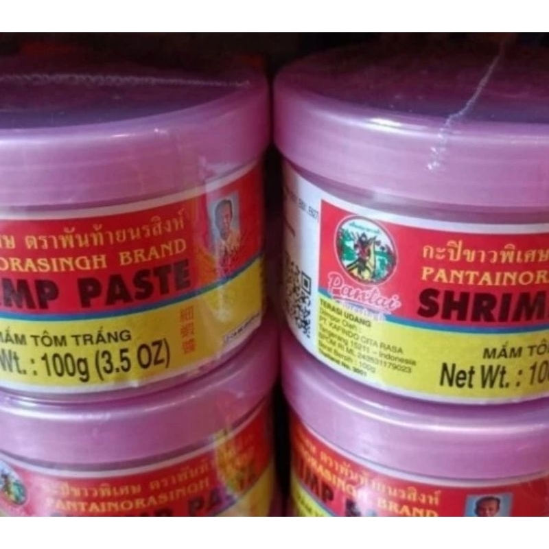 Thai Pantai Shrimp Paste Udang Terasi Thailand 100g Pasta Saus